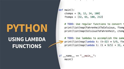 It’s a simpler version of the following normal <b>function</b> with the def and return keywords: def increment_by_one (x): return x + 1. . Sample lambda function python code